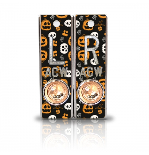 Aluminum Position Indicator X Ray Markers- Holloween Pattern Graphic Pattern